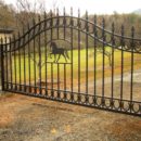 Gallery: Custom Wought Iron Driveway Gates | NC Welding Solutions NC ...